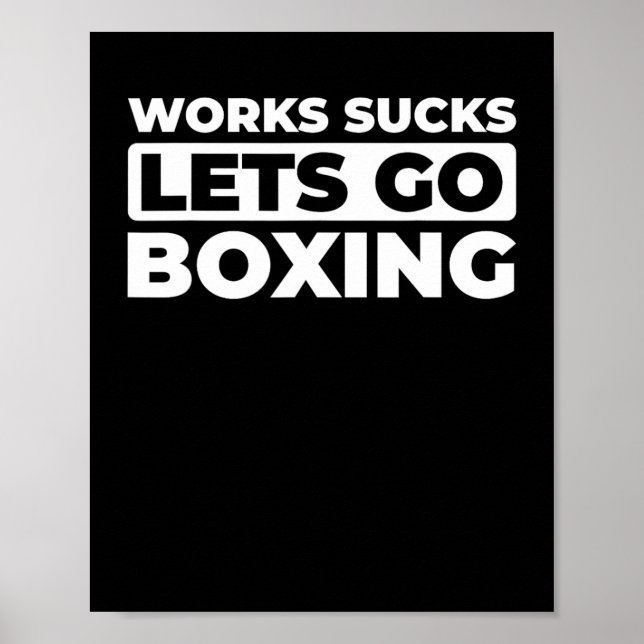 Poster Caixa de Vintagem do Combatente Retro Boxing (Frente)