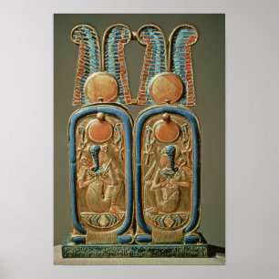 Pôster Caixa unguenta em forma de dupla realeza