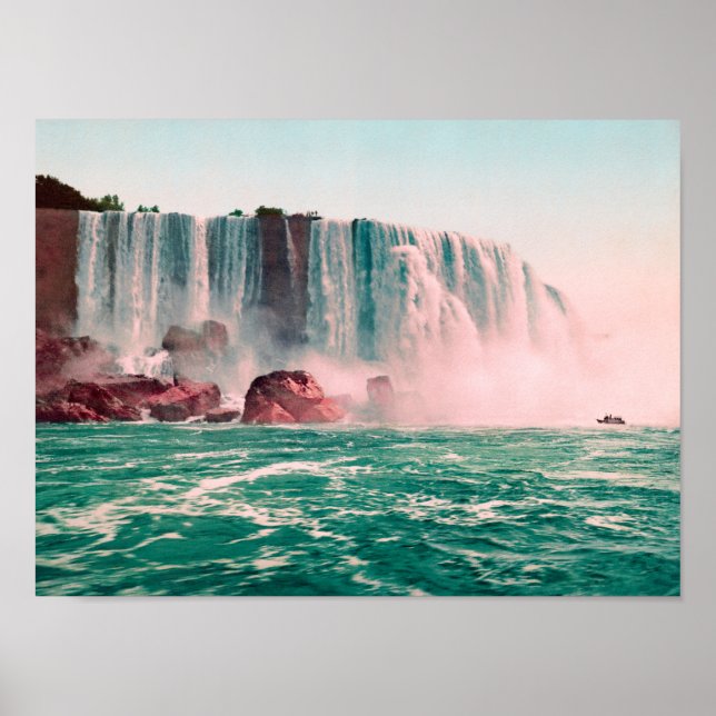 Poster Caixas Canadianas - Vintage Niagara - 1900 (Frente)
