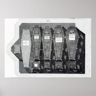 Poster Caixões reais na abadia de Westminster