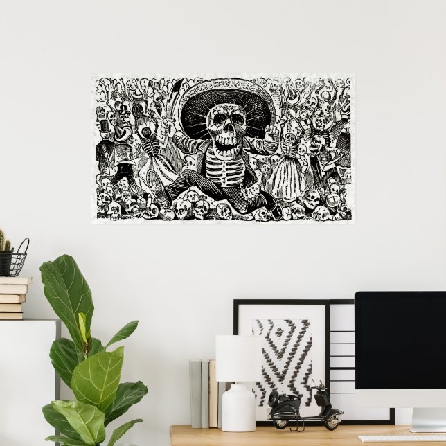 Poster Calaveras Oaxaquena (Escritório em casa)