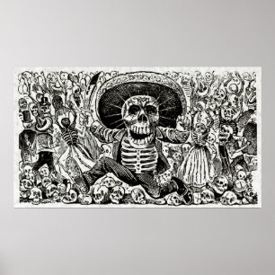 Poster Calaveras Oaxaquena