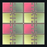 Poster calçado laca moda rosa e verde<br><div class="desc">poster de moda cor-de-rosa e verde calçado</div>