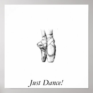 Poster calçados balés2, apenas dança!