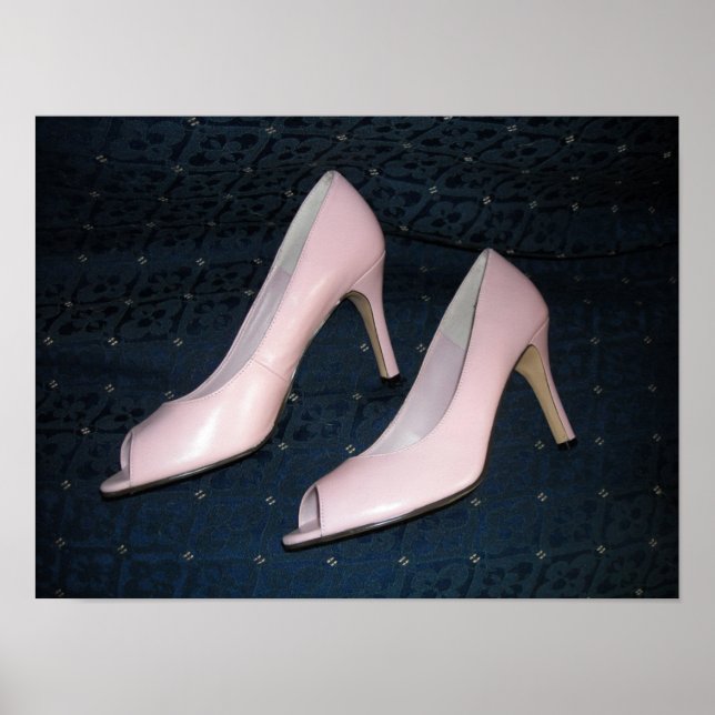 Pôster Calçados cor-de-rosa de alto som (Frente)
