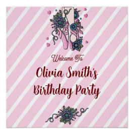 Pôster Calçados de Balé personalizados