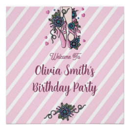 Pôster Calçados de Balé personalizados