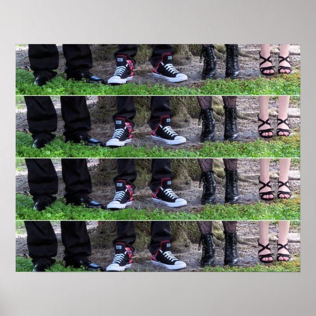 Poster Calçados de casamento (Frente)