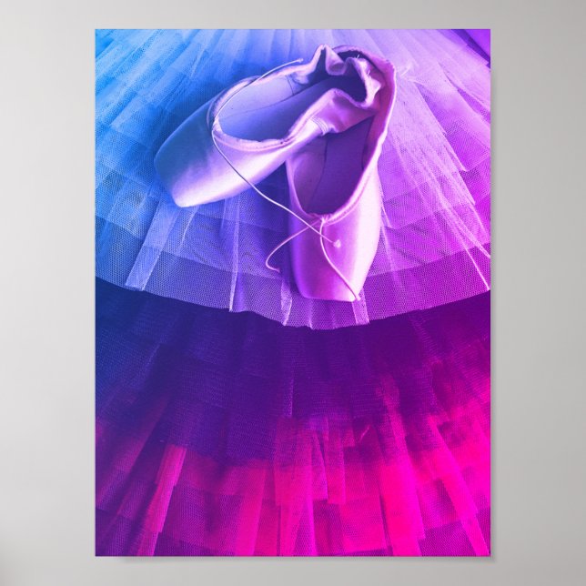 Poster - Calçados de ponteiro e tutus (Frente)