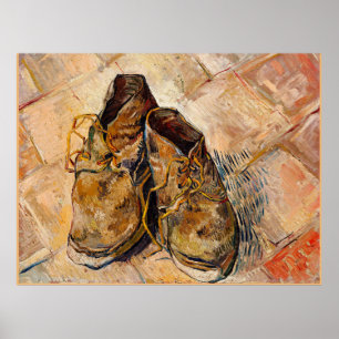 Poster Calçados, famosa pintura Van Gogh,