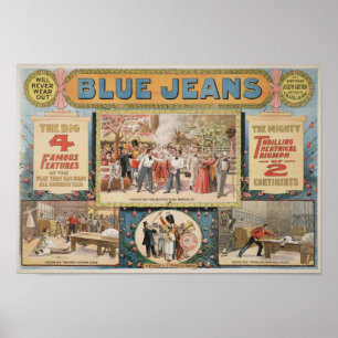 Poster Calças de ganga, por Joseph Arthur