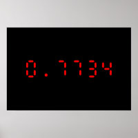 Calculadora LED Olá | 0,7734