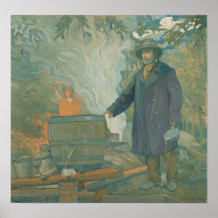Poster Caldeira Branca de Moonshiners Florestais