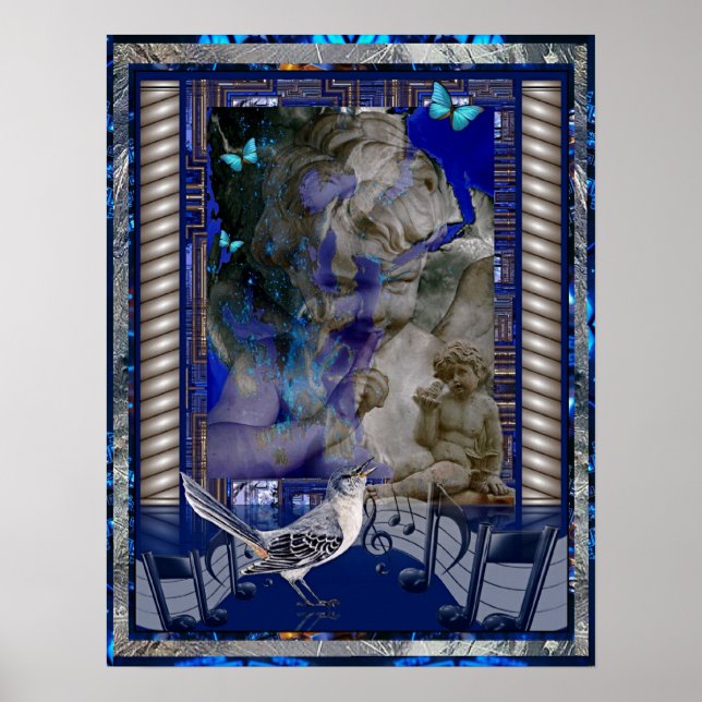 Poster Cale a Boca Menino Não Diga Uma Palavra (Frente)