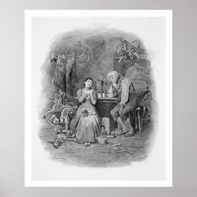 Pôster Caleb Plummer e sua filha cega, de 'Charle (Frente)