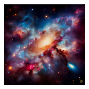 Pôster Caleidoscópio Cosmico