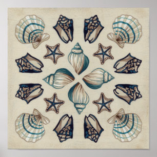 Pôster Caleidoscópio Costeiro I