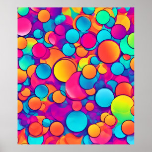 Poster Caleidoscópio de Sonhos Circulares