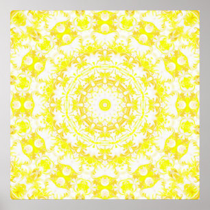 Poster Caleidoscópio do Meringue do limão