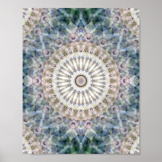 Poster Caleidoscópio Fractal (Frente)