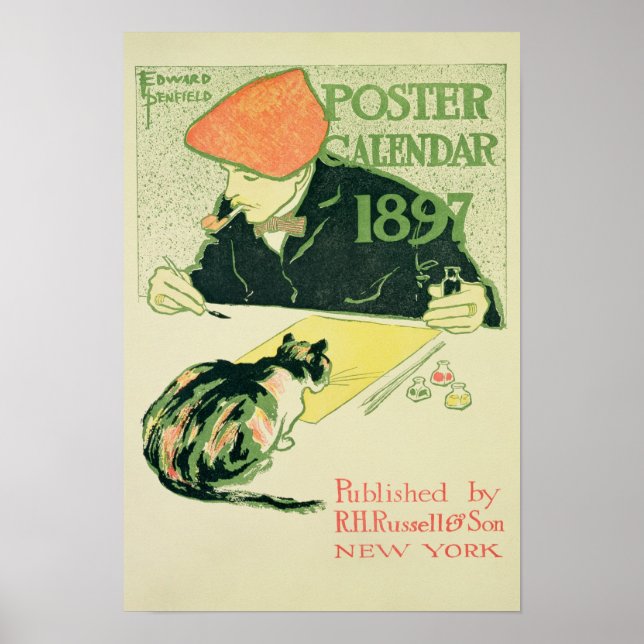 Poster Calendar, pub. by R.H. Russell & Son, 1897 (Frente)
