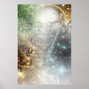 Poster Calendário 2003 do Fractal
