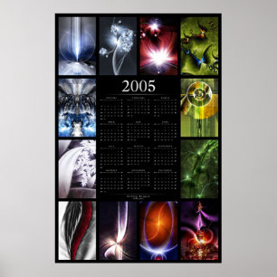 Poster Calendário 2005 do Fractal