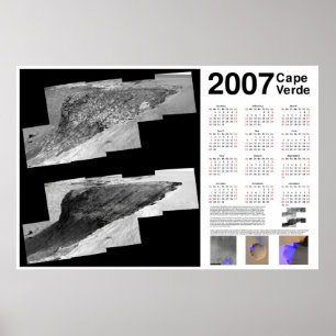 Poster Calendário 2007 de Cabo Verde (Marte)
