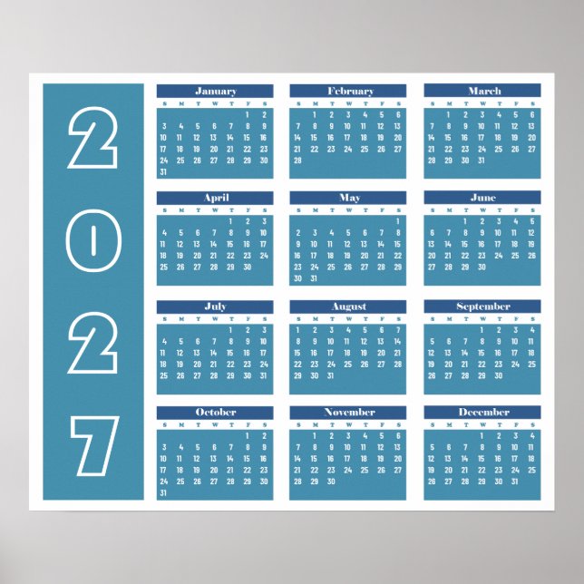 Poster Calendário 2027 (Frente)