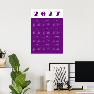 Poster Calendário 2027