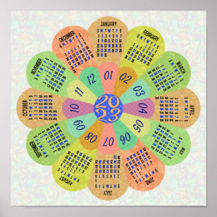 Poster Calendário de 2023 (Veja a Descrição para a Versão