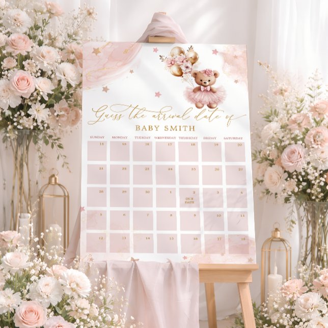 Poster Calendário de Chute da Data de Nascimento do Ursin (Criador carregado)