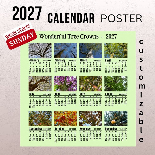Poster Calendário de Fotos da Copa das Árvores de 2027 -  (Criador carregado)