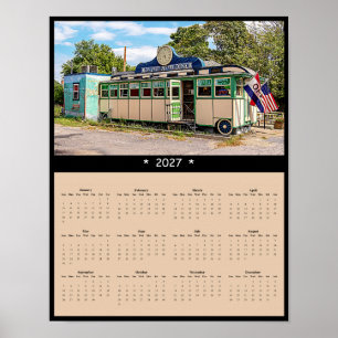 Poster Calendário de Parede 2027 do Port Henry Diner - Ad