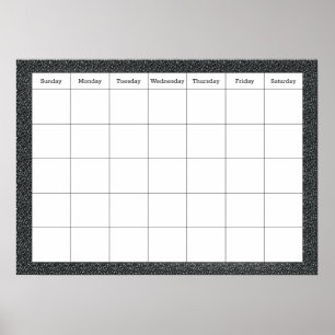 Pôster Calendário de Sala de Aula
