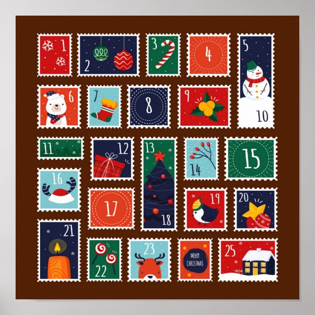 Poster Calendário do Advento (Frente)