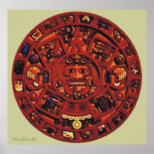 Pôster Calendário do Aztec