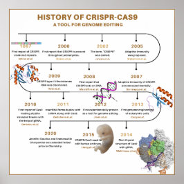 Poster Calendário do Histórico do CRISPR