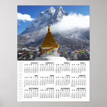 Calendário do Nepal 2026, Ama Dablam, Sagarmatha
