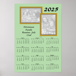 Poster Calendário - Imagens de Reunião x 2 - 2025