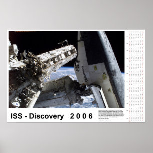 Poster Calendário ISS-Discovery 2006
