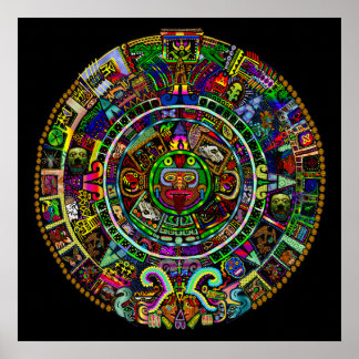 Pôster Calendário Maya de Myztico