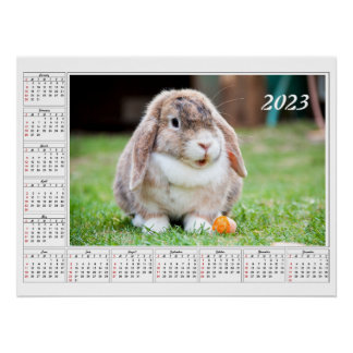 Pôster Calendário para 2023