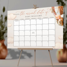 Calendário para Adivinhar a Data Provável do Parto