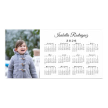 Calendário Personalizado de Foto e Nome 2026
