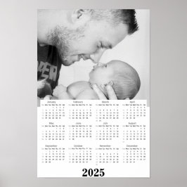Poster Calendário Retrato 2025