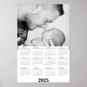 Poster Calendário Retrato 2025