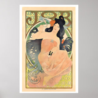 Poster Calendário Zodíaco para La Plume897 Vintage