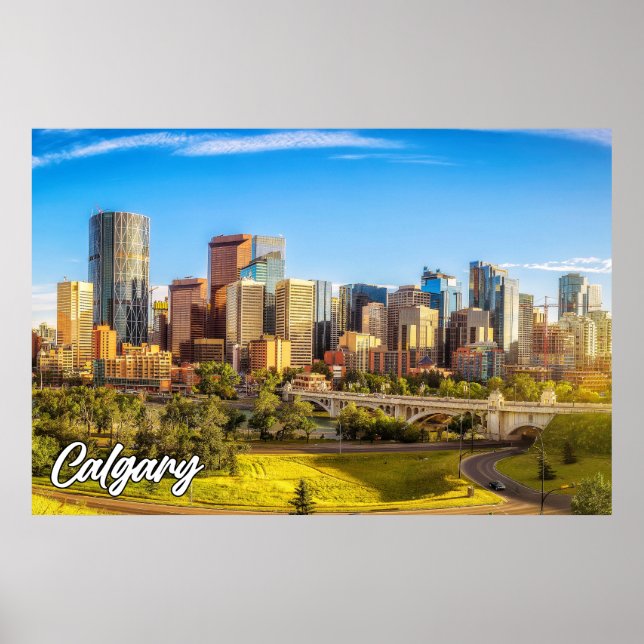 Poster Calgary, Alberta, Canadá (Frente)
