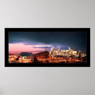 Poster Calgary Chinook & por do sol